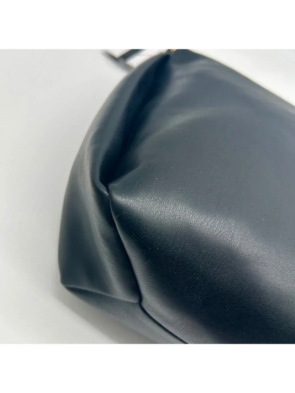 Nine West Gwynne Large Black Faux Leather Hobo